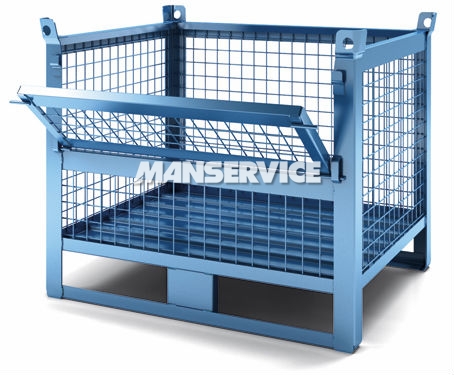 Armazenagem - Caixas / Containers de Aço e Aramados - CX007