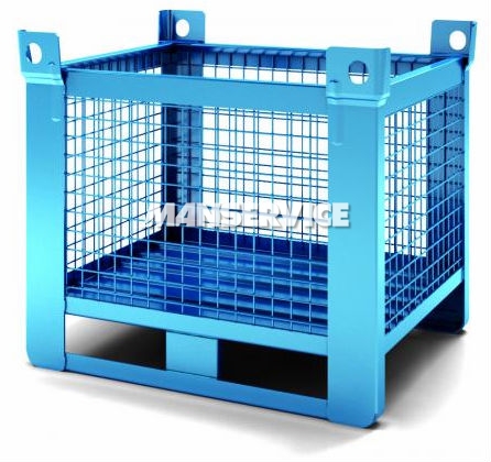 Armazenagem - Caixas / Containers de Aço e Aramados - CX008
