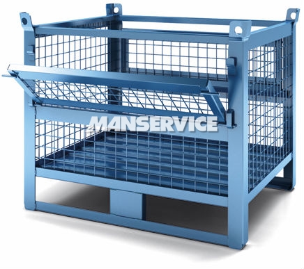 Armazenagem - Caixas / Containers de Aço e Aramados - CX010