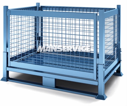 Armazenagem - Caixas / Containers de Aço e Aramados - CX011