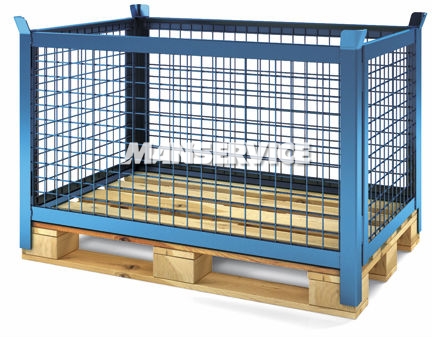Armazenagem - Caixas / Containers de Aço e Aramados - CX013