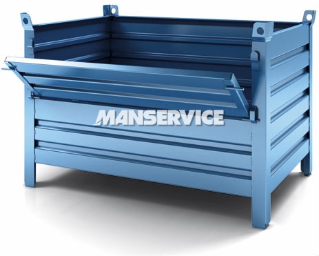 Armazenagem - Caixas / Containers de Aço e Aramados - CX020