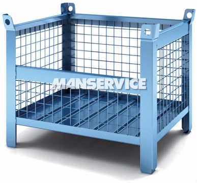 Armazenagem - Caixas / Containers de Aço e Aramados - CX002